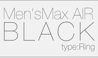 Men'sMax AIR Black type ring